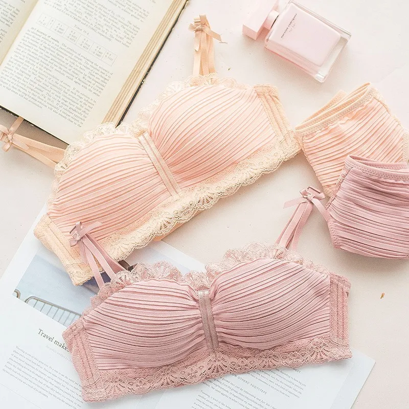 Wasteheart Зима Новая женская мода Женские комплекты кружевных бюстгальтеров