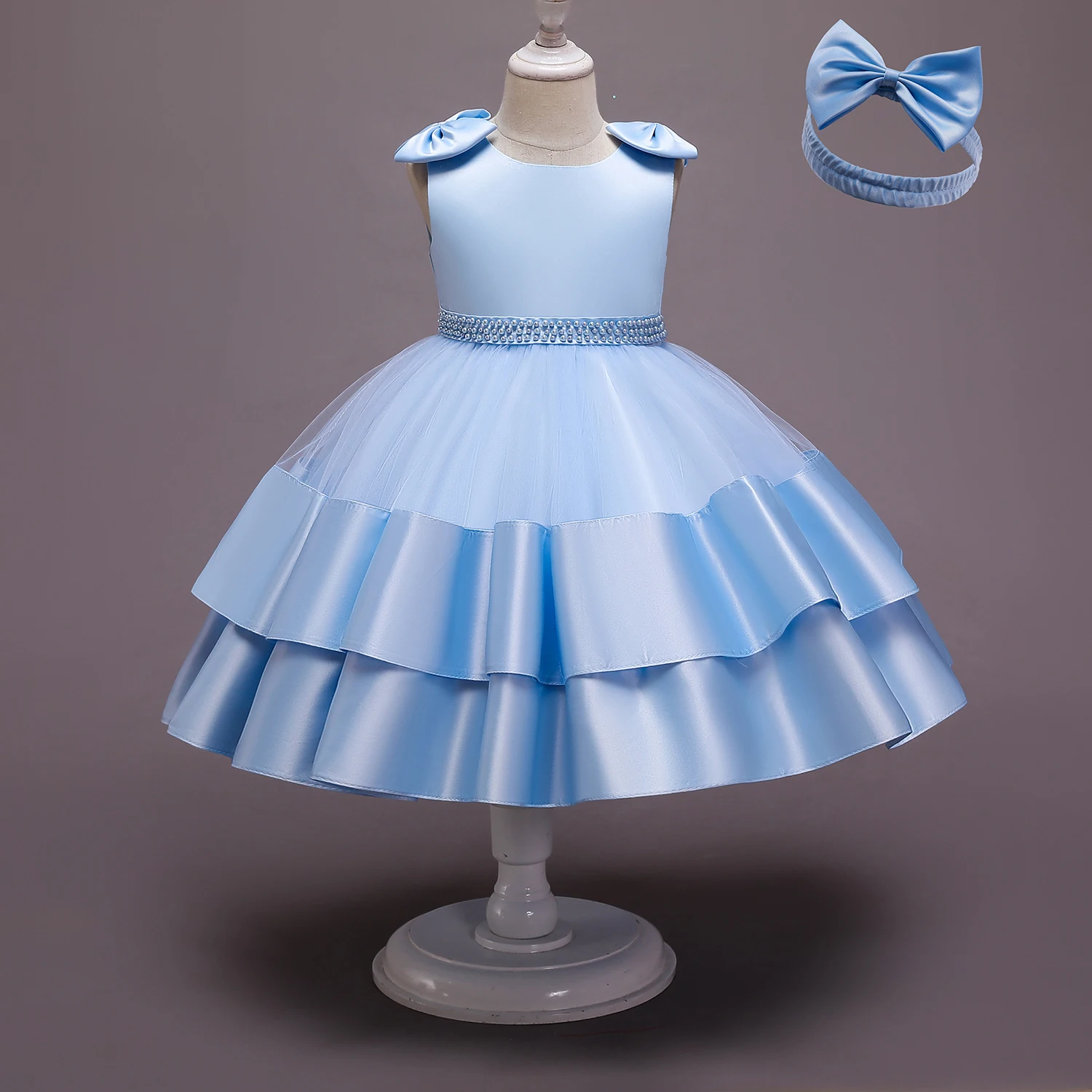 Летнее платье для маленьких девочек праздвечерние принцессы на 1-й день рождения