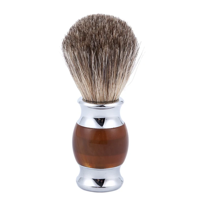 

Badger shaving brush men professional haircut beard face cleaning appliances tool