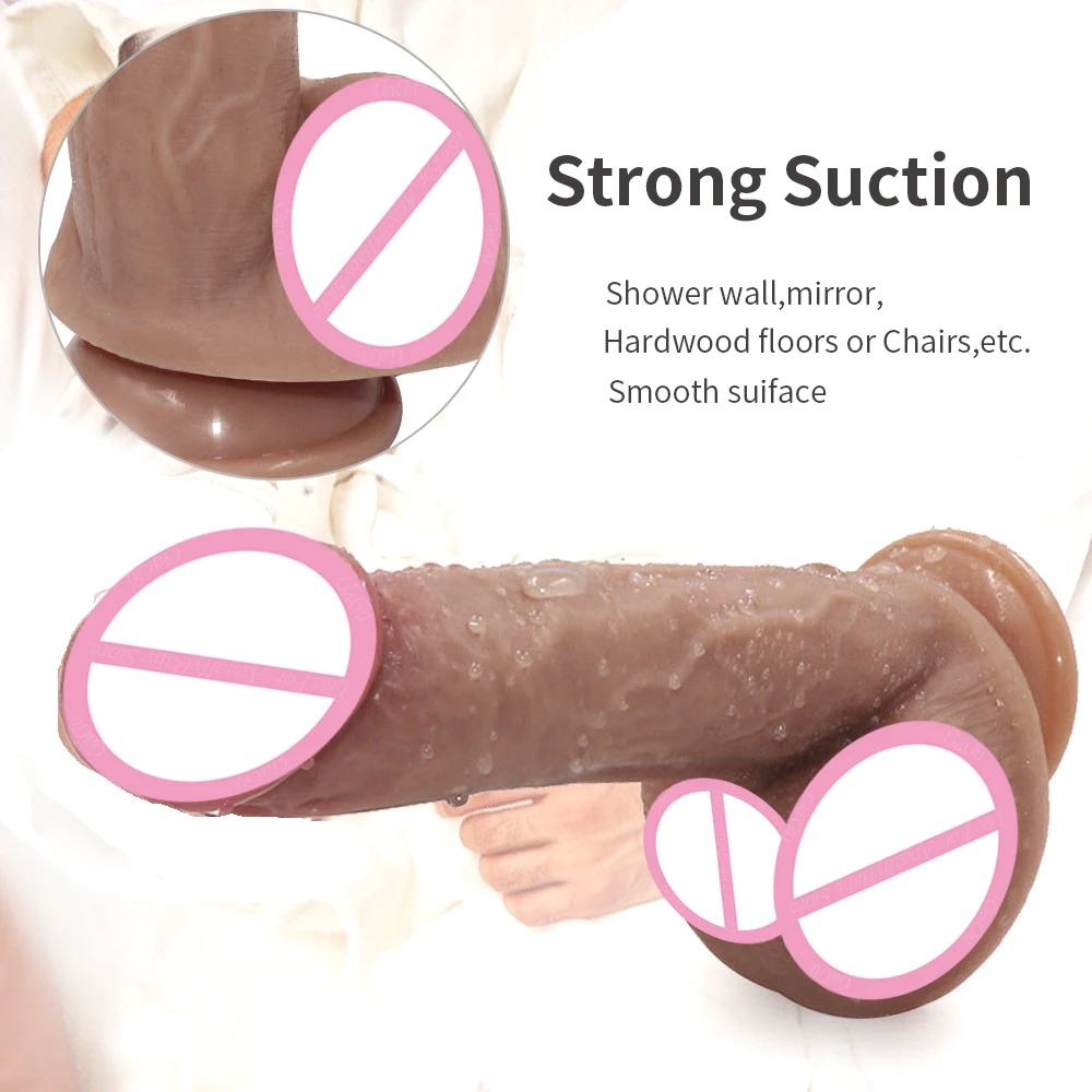 GaGu реалистичный пенис супер огромный большой фаллоимитатор с присоской без