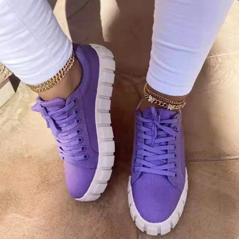 

Women's Sneakers Thick Bottem Platform Sneakers Ladies Ins Style Womens Vulcanized Shoes Blooming Color Designer Shoes Women