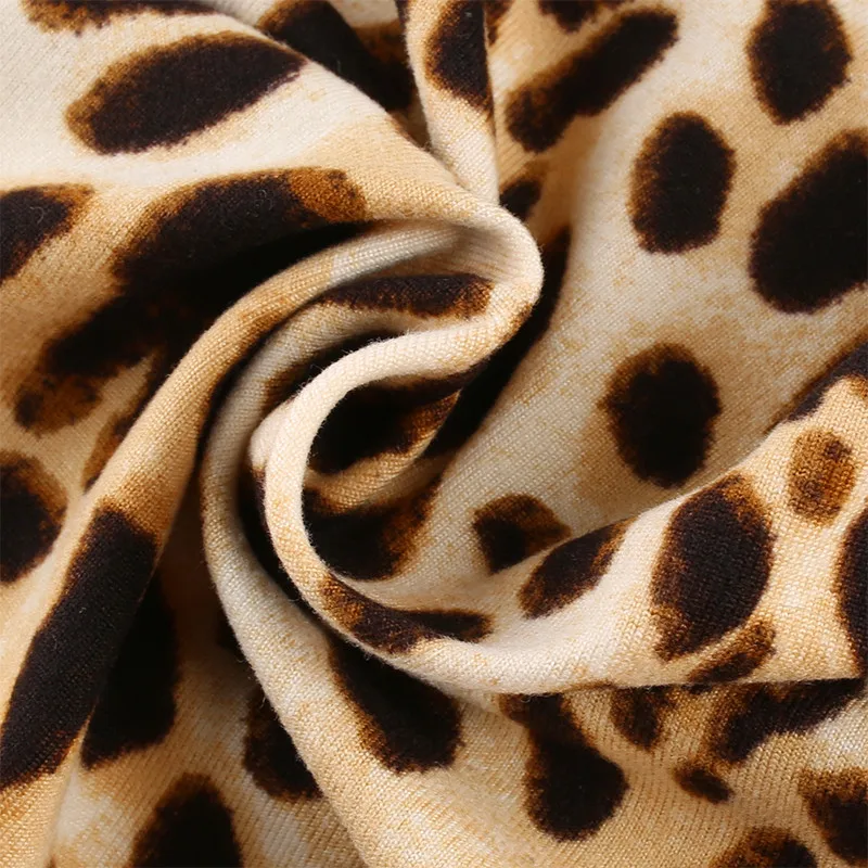 

Sexy Tanks Crop Top Women Leopard Backless Bandage Lace-up Summer Sling Open Back Camisoles Vest Fashion Streetwear Hot