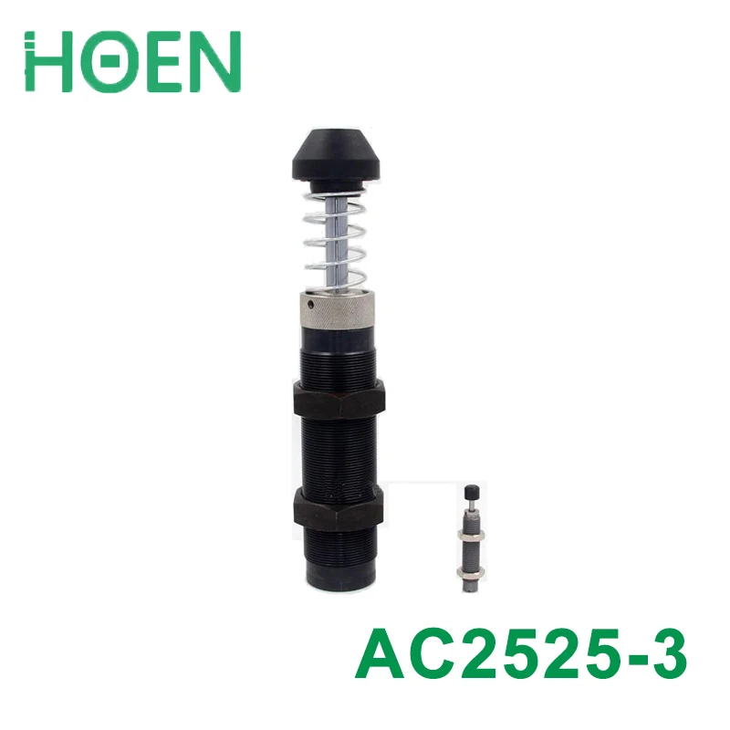 

AC2525-3 Pneumatic Cylinder Shock Absorber AC 2525-3 Low speed AC series OD thread size 25mm stroke 25mm Specifications M25*1.5