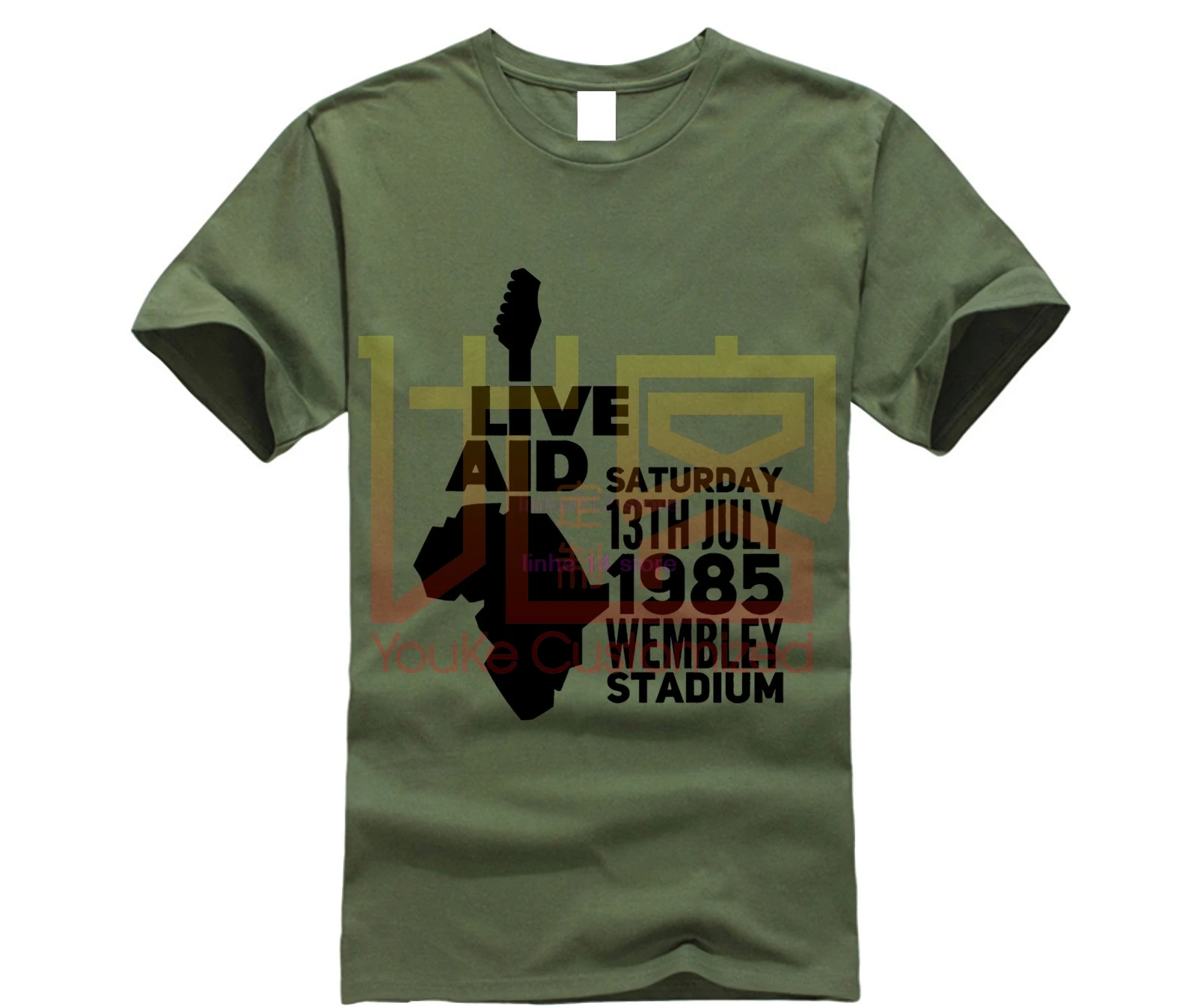 Live Aid Rock футболка с музыкальной тематикой королева 100% хлопок электронная гитара