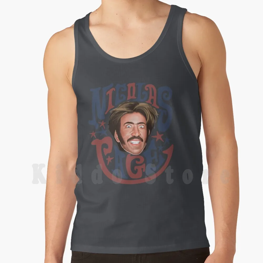 Майка Николаса Кейдж 3, жилет из 100% хлопка, майка для выращивания Николаса Кейджа, Аризона дикая в сердцах, с лунным лицом