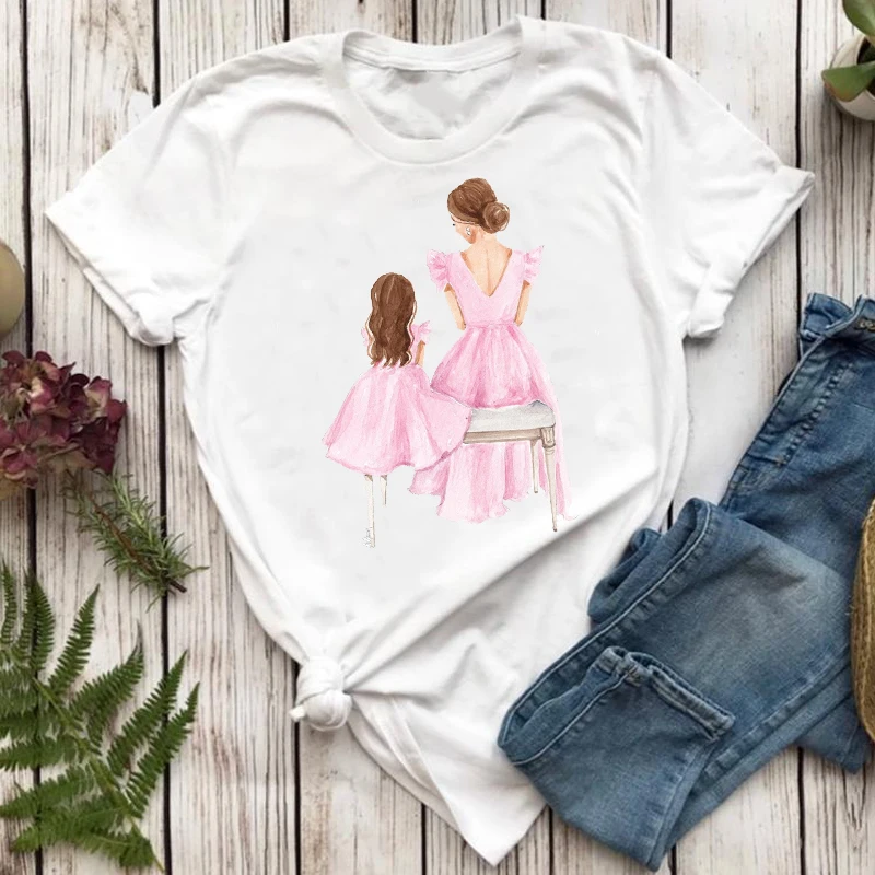 

2021 3d printing Mama Cartoon Ladies T-Shirt Mama Cartoon Ladies T-Shirt Lady Womens Graphic T Top Shirt Female Tee
