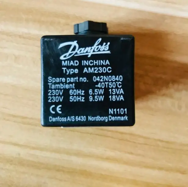 9.5W Danfoss Соленоидный клапан катушки 042N0840 Тип AM230C 7,5 Вт 9,5 Вт внутренний диаметр 10 мм - Цвет: 9.5W
