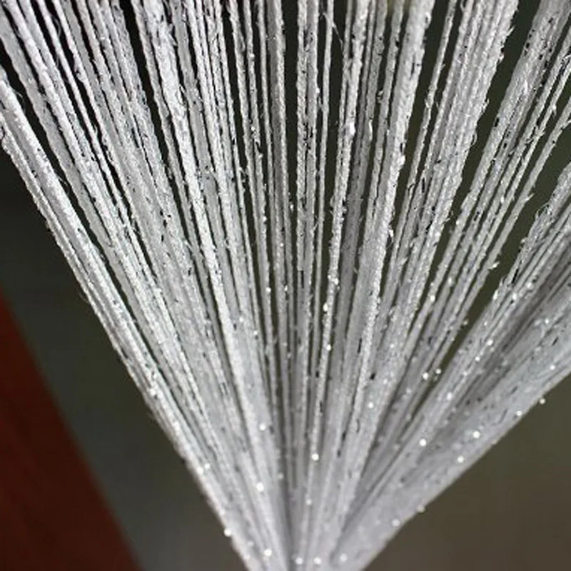 100x200 см блестящая кисточка светящаяся линия двери занавески для окон дверные