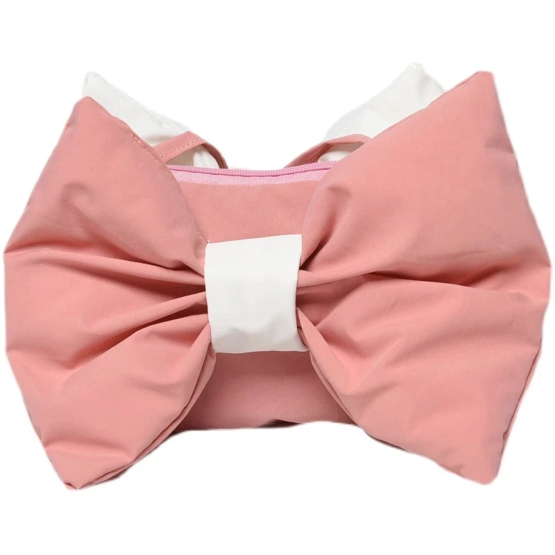 

Simple women's shoulder bag 2021 new student Japanese style waterproof handbag purse mini canvas female bow messenger bag