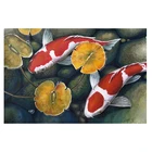 Набор для алмазной живописи сделай сам, набор для алмазной вышивки с круглыми стразами, искусство, ремесло для домашнего декора, карп