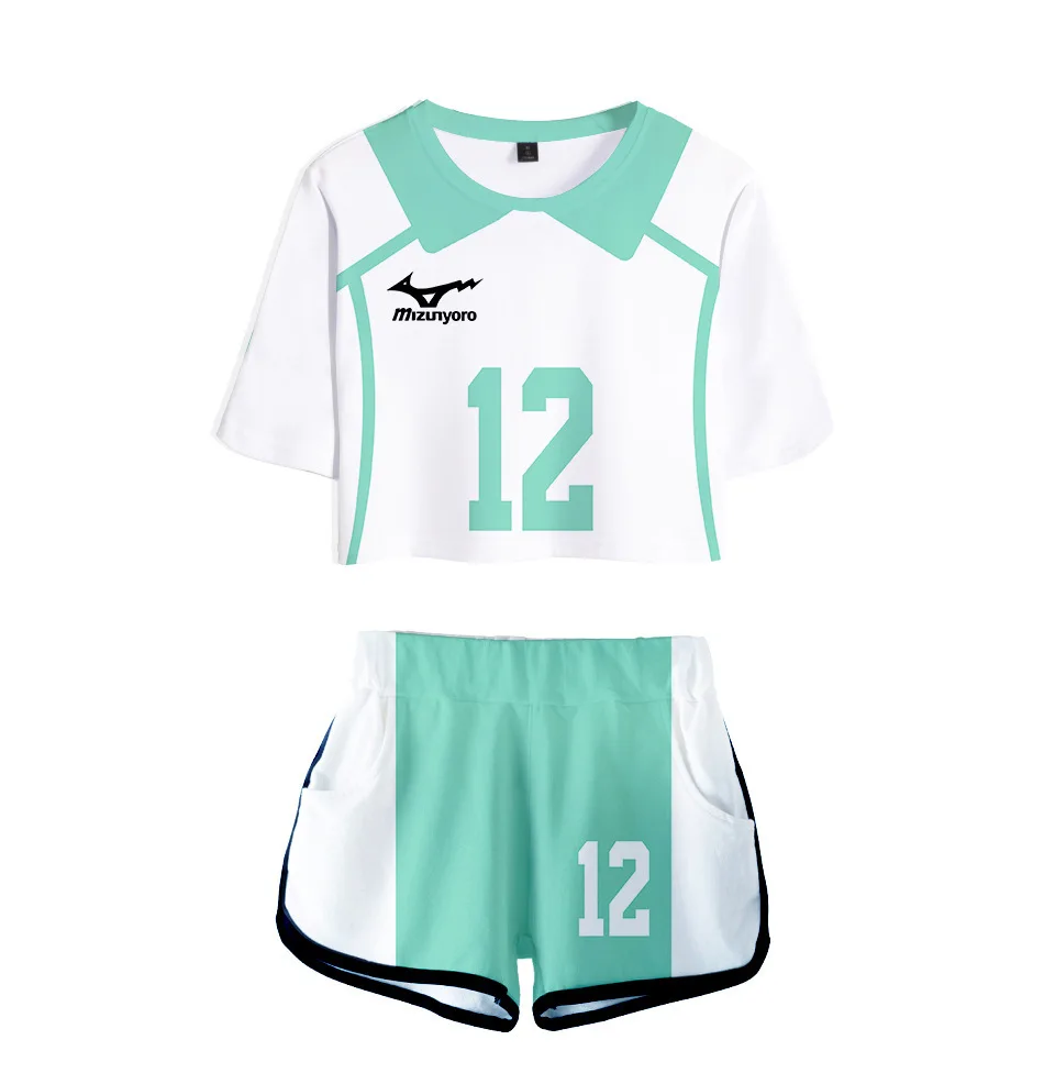

Anime Haikyuu!!! Suit Aoba Johsai High School Cosplay Oikawa Tooru Jerseys Uniform T-shirt Cosplay Costume Halloween Costume