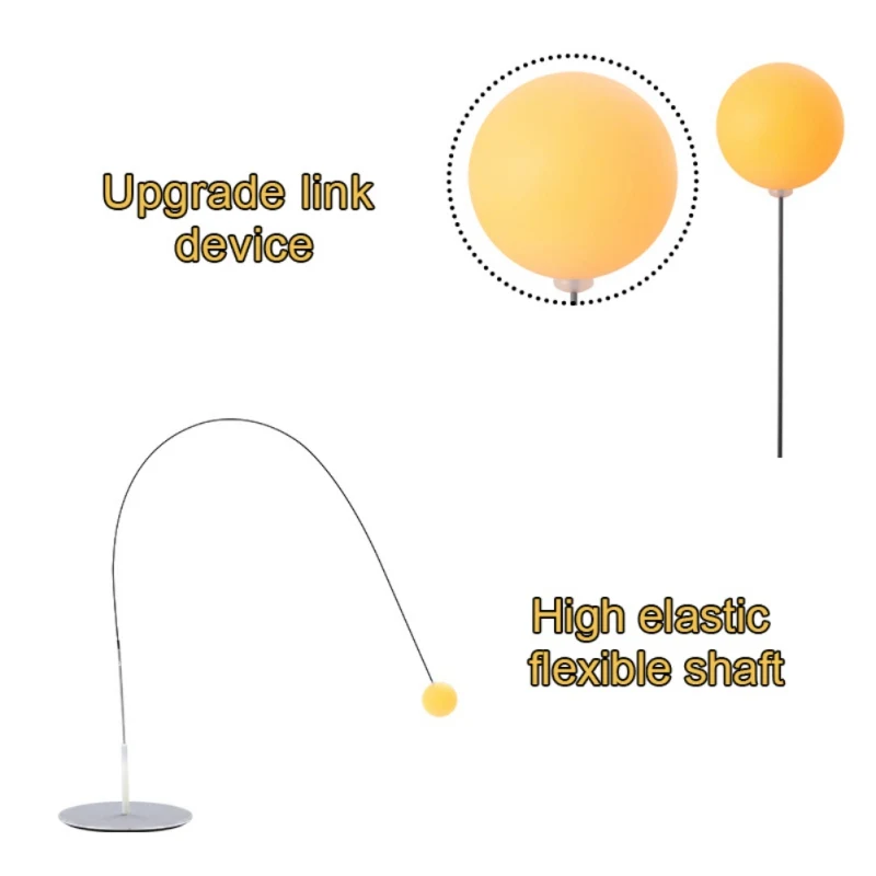 

Portable Elasticity Trainer With Soft Shaft Kid Adult Practice Ping Pong Training Tool Leisure Decompression Table Tennis Sports