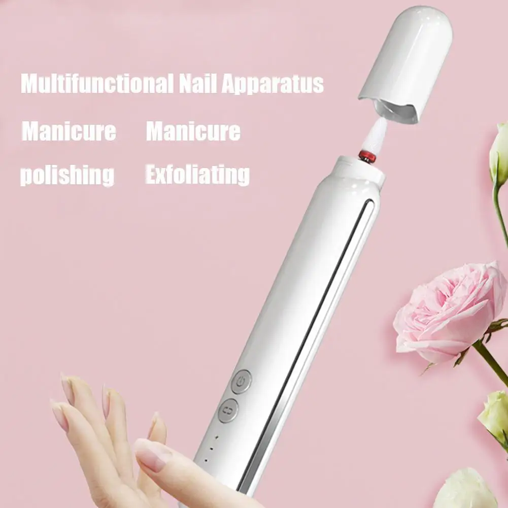 

Wireless Electric Nail Drill Machine Pedicure Manicure Drill Set Mill Cutter Set Nail File 12500RPM Polishing Equipment 500mAh