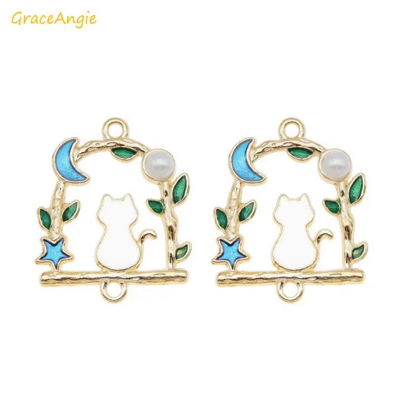 4 шт. кулон в виде кошачьей звезды из металлического сплава | Украшения и