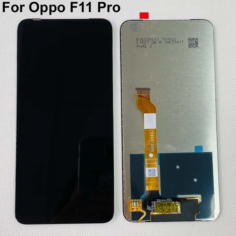 

100% Tested Black 6.5 inch NEW For Oppo F11 Pro CPH1969 LCD DIsplay Pantalla with Touch Screen Digitizer Assembly Replacement