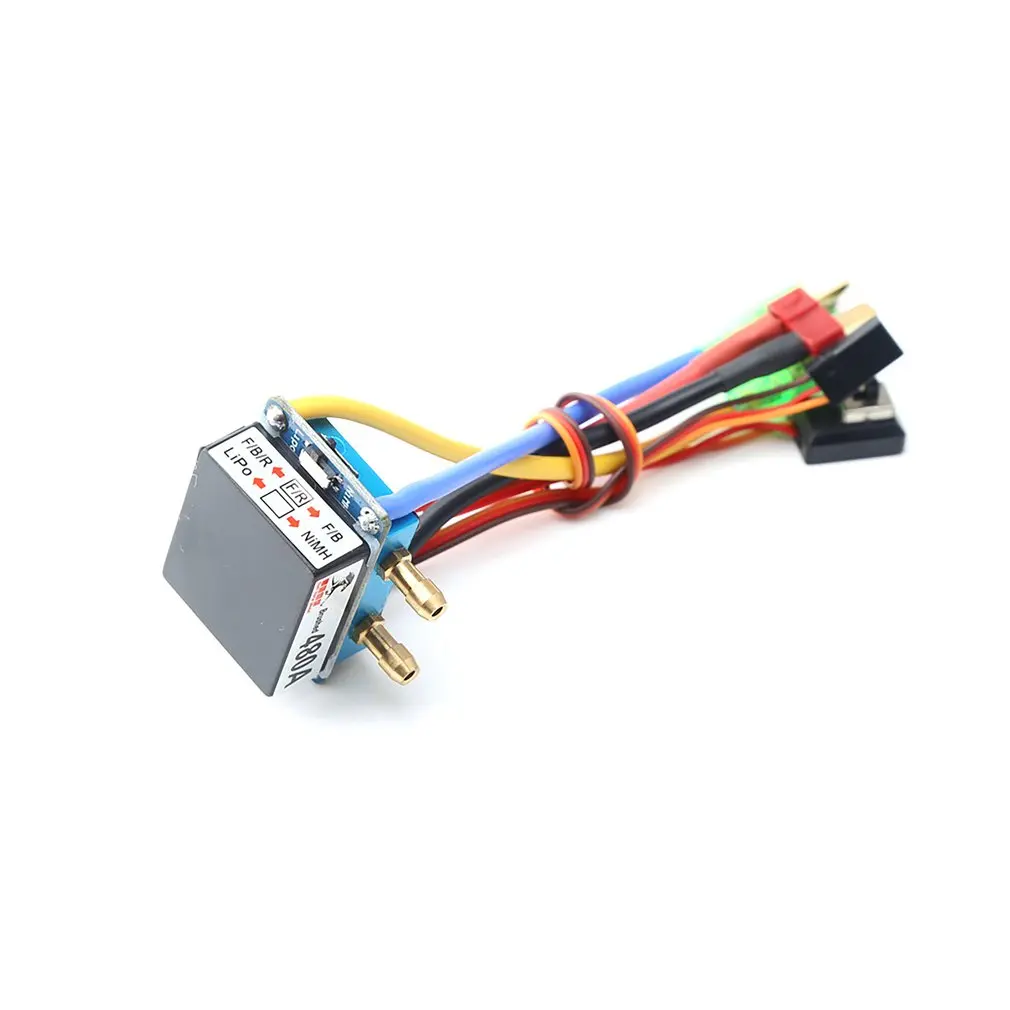 480A Brushed Esc Dual-Way Bidirectional Water/Air-Cooled Waterproof Speed Controller For Rc Cars/Boats | Игрушки и хобби