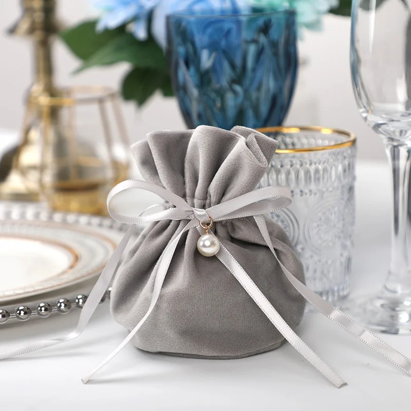 

creative pearl cotton cloth, custom drawstring pockets, gift packaging bags without shipping 5.18