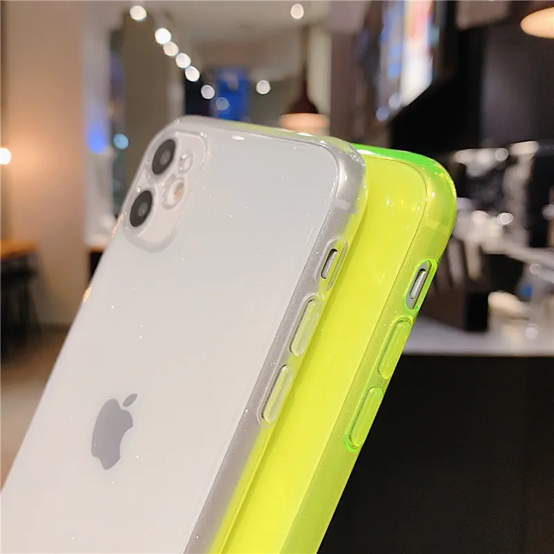 Блестящий Прозрачный чехол LOVECOM карамельных цветов для телефона iPhone 12 11 Pro Max XR X XS 7