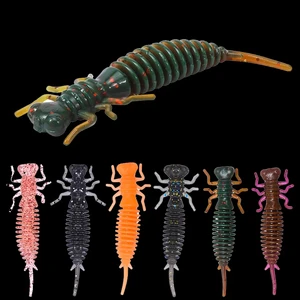 Приманка силиконовая в виде червя, 5575100 мм, 105 шт., отсадочные приманки