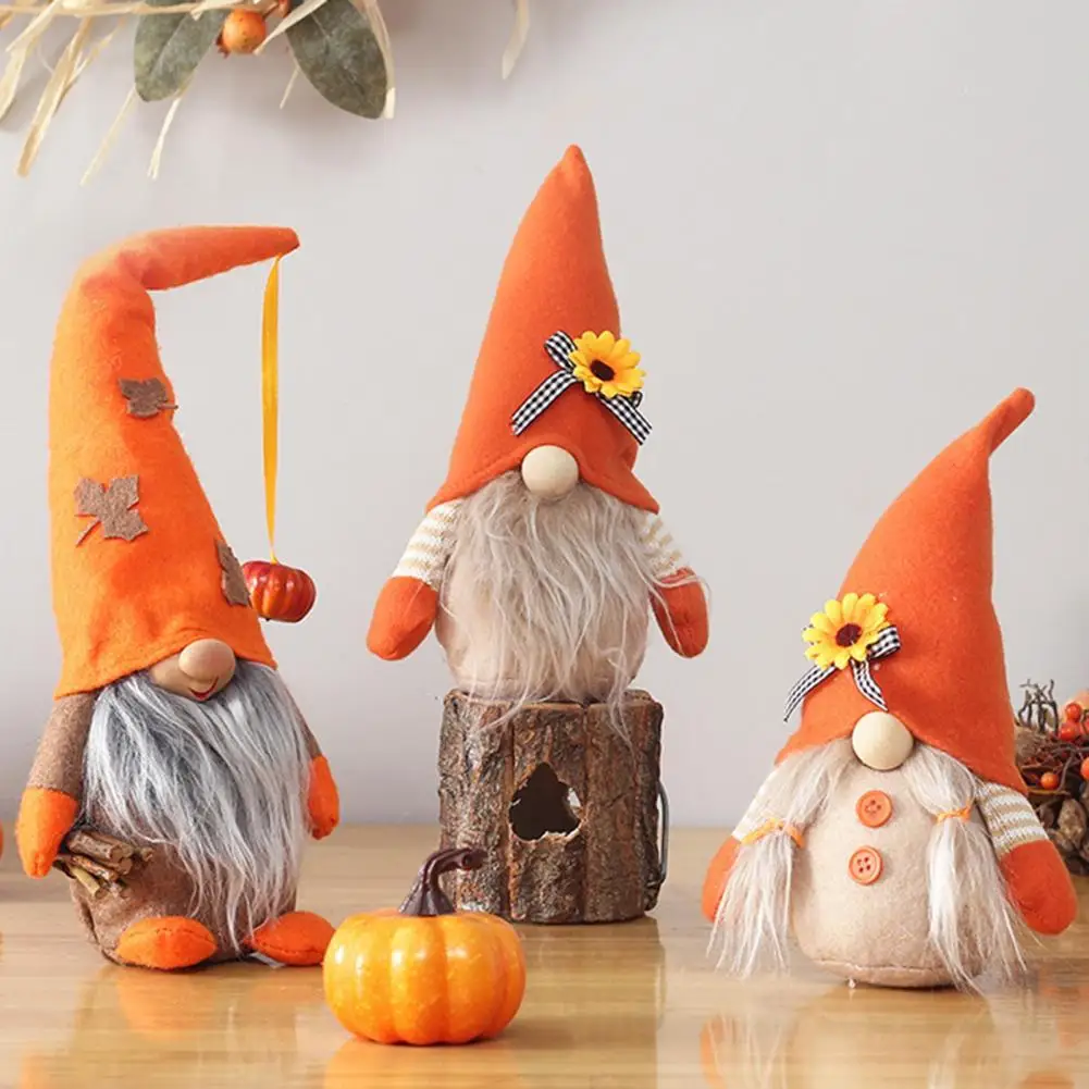 

Add Atmospheres Durable Harvest Festival Faceless Dwarf Doll Toy for Living Room