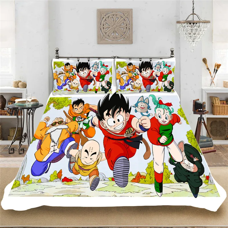 Комплект постельного белья Super Dragon Ball из двух предметов пододеяльник наволочка