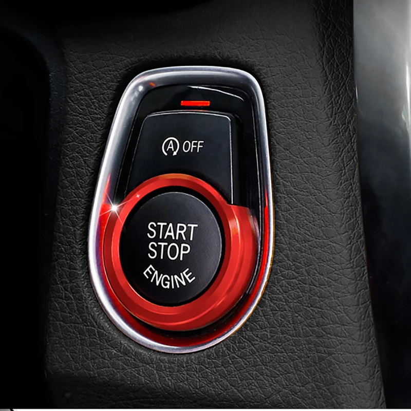 Кнопка запуска кнопка Зажигания украшение кольцо двигателя мощность ключ
