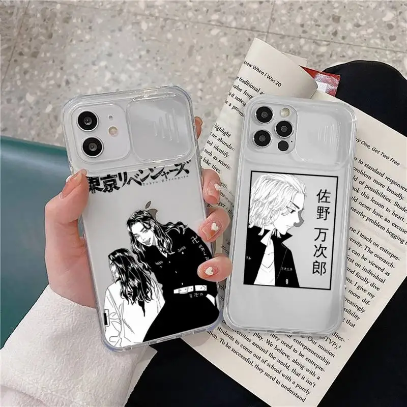

Tokyo Revengers manjiro sano Phone Case Transparent Camera Protection for iPhone 12 11 8 7 se 2020 mini pro X XS XR MAX Plus