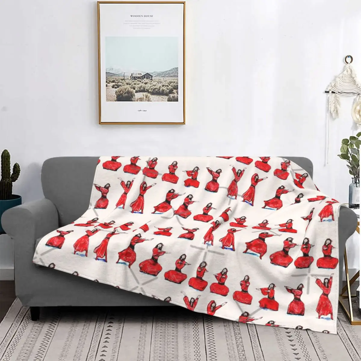 

Manta de baile para cama, cubrecama a cuadros, toalla, playa, Verano