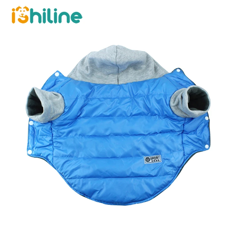 Зимнее пальто для собак 5 цветов теплая щенков одежда с капюшоном размер 8