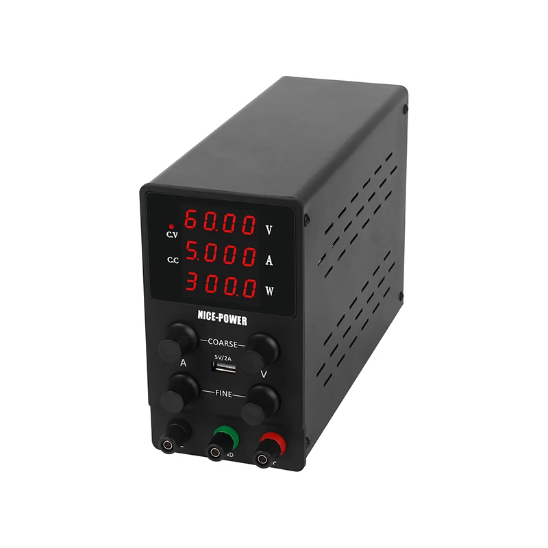 Лабораторный источник питания NICE POWER 4 знака usb с точной настройкой Регулируемый