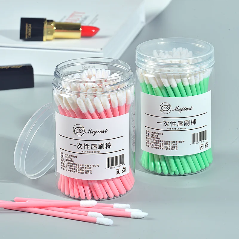 Косметическая кисть для губ с глазурью одноразовая портативная прививка очистки