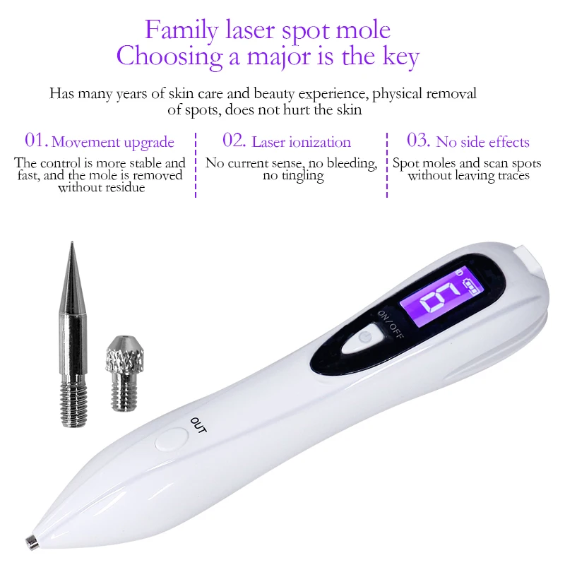 Жидкокристаллическая плазменная ручка лазерная для удаления Крота бородавка