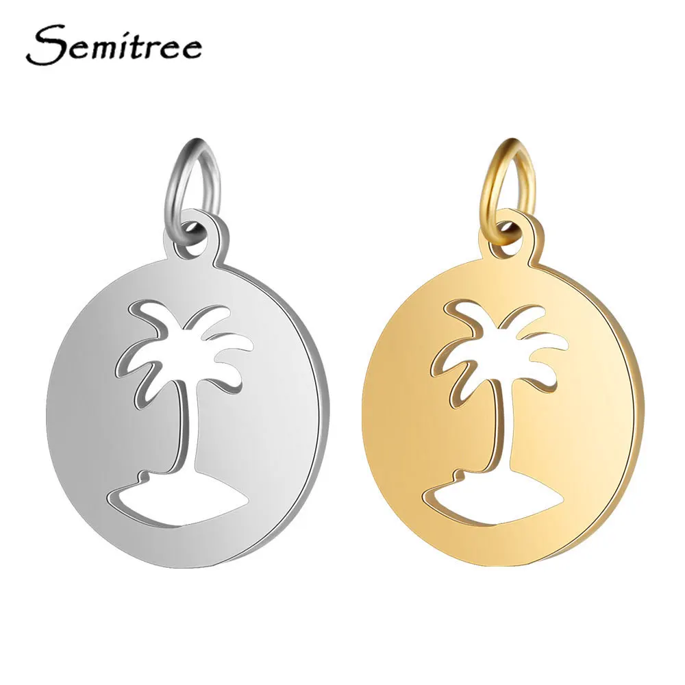 Подвески Semitree в виде дерева из нержавеющей стали 5 шт. подвески для рукоделия