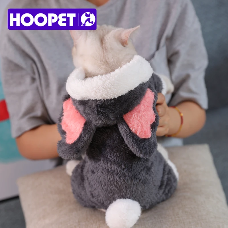HOOPET/Одежда для домашних животных; Одежда для собак, кошек, четвероногих; теплая одежда; хлопковое Стеганое пальто; милый модный костюм котенка и щенка