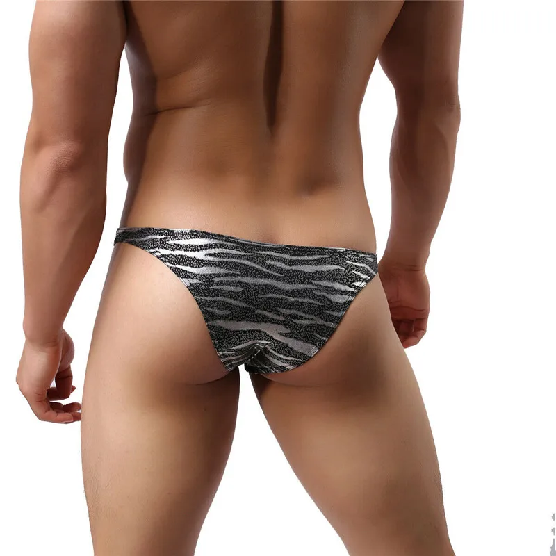 Сексуальные мужские плавки нижнее белье леопардовые трусы с низкой талией пенис