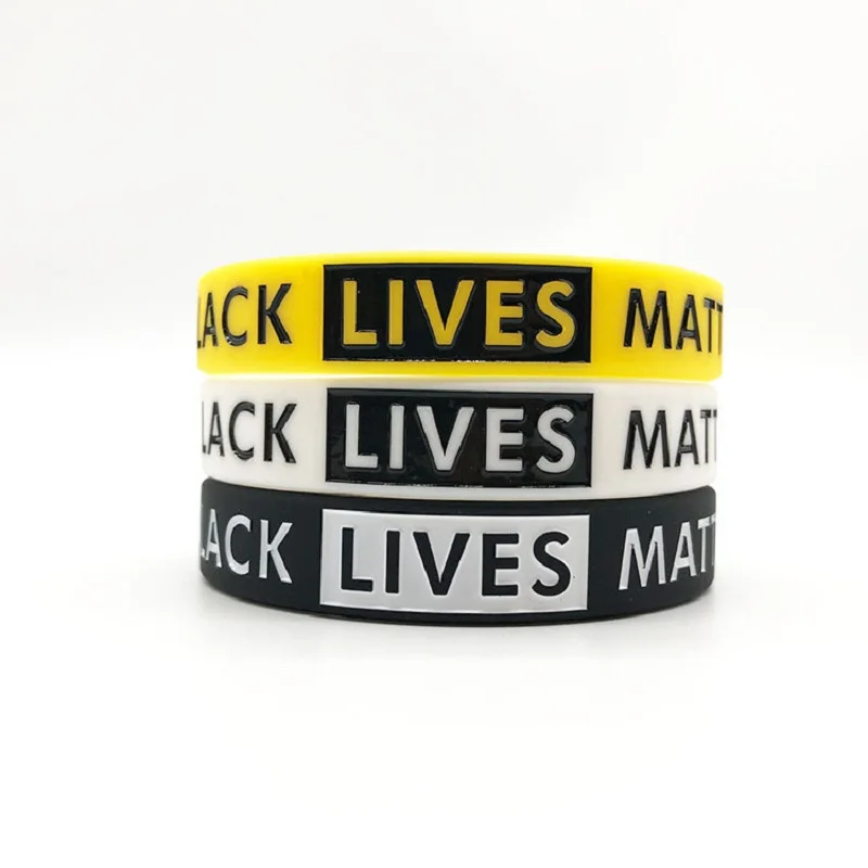 Силиконовый черный браслет MIQIAO живее я не могу дышать на запястье для женщин и