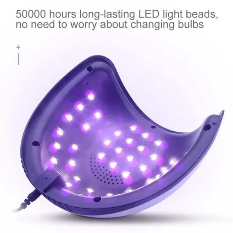 Светодиодсветодиодный лампа для ногтей 96 Вт фототерапии SUN H3 Plus УФ светодиодный