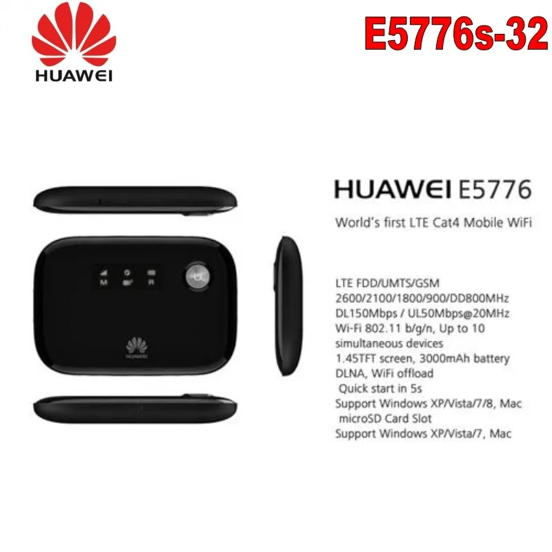 4G TS9 антенна + Новое поступление Разблокированный оригинальный HUAWEI E5776 150 Мбит/с CAT4