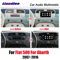 car android multimedia player for fiat 500abarth 2007 2016 stereo screen gps navigation system