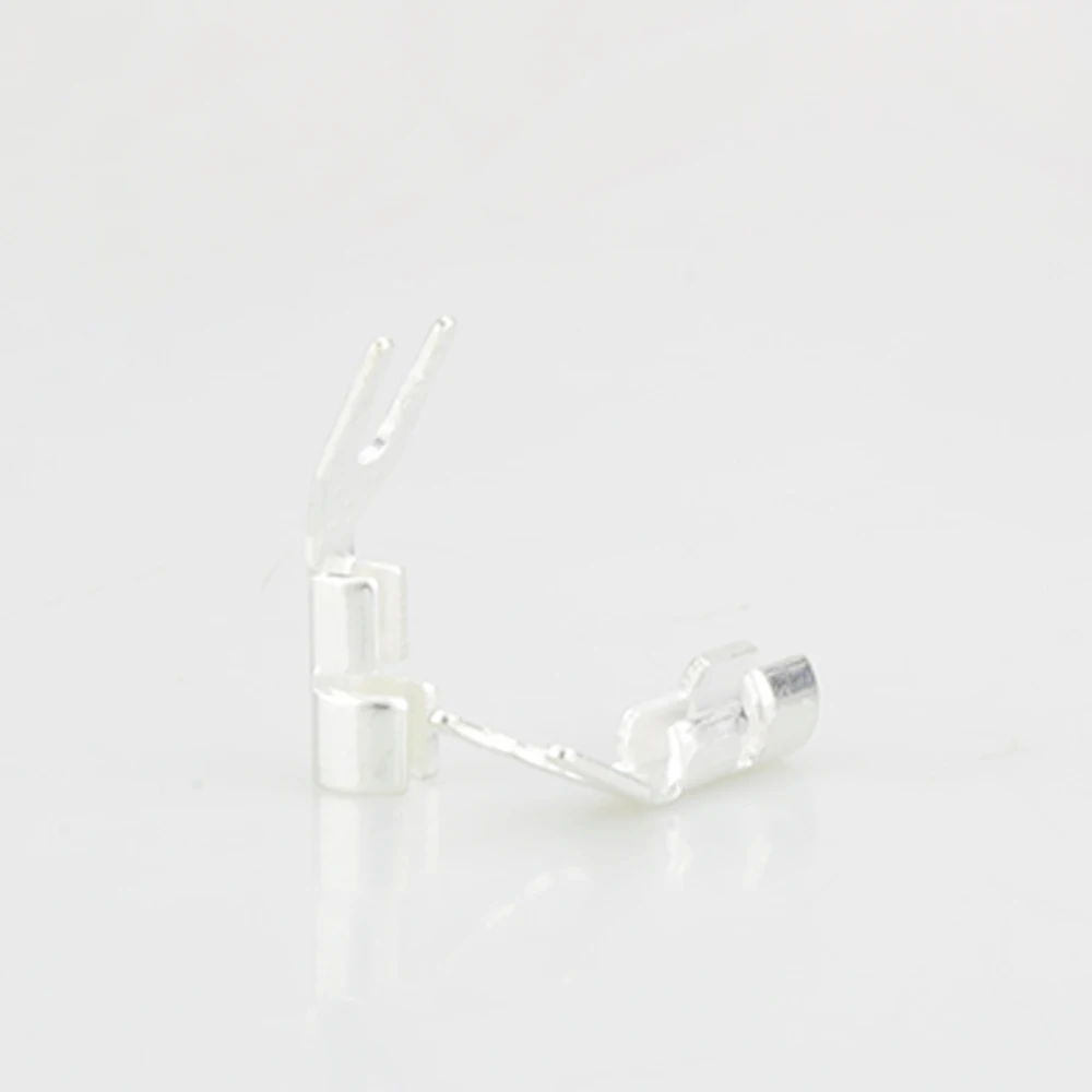 12 шт. CMC с серебряным покрытием Лопата Разъем Динамик кабель Терминал штепсельной