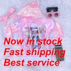 Одежда для маленьких девочек, летние комплекты детской одежды для девочек, детское солнцезащитное пальто с длинным рукавом и капюшоном, футболки, платье, наряды