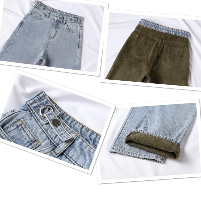 Джинсы GUUZYUVIZ женские с широкими штанинами свободные повседневные штаны из денима