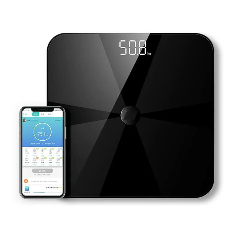 Весы для человеческого тела электронный ЖК дисплей весы здоровья жира умный дом