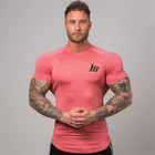 Компрессионная суперэластичная обтягивающая футболка для мужчин, тренажерные залы, для фитнеса, для тренировок, быстросохнущая футболка, мужская летняя футболка, Топы, брендовая одежда для бега