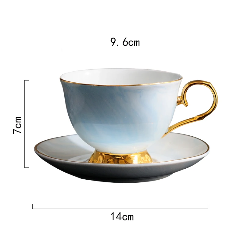 

Tea Coffee Cup And Saucer Set Couple Modern Ceramic Porcelain Cup And Saucer Cup Of Coffee Tazas De Cafe Kitchen Utensil BJ50BD