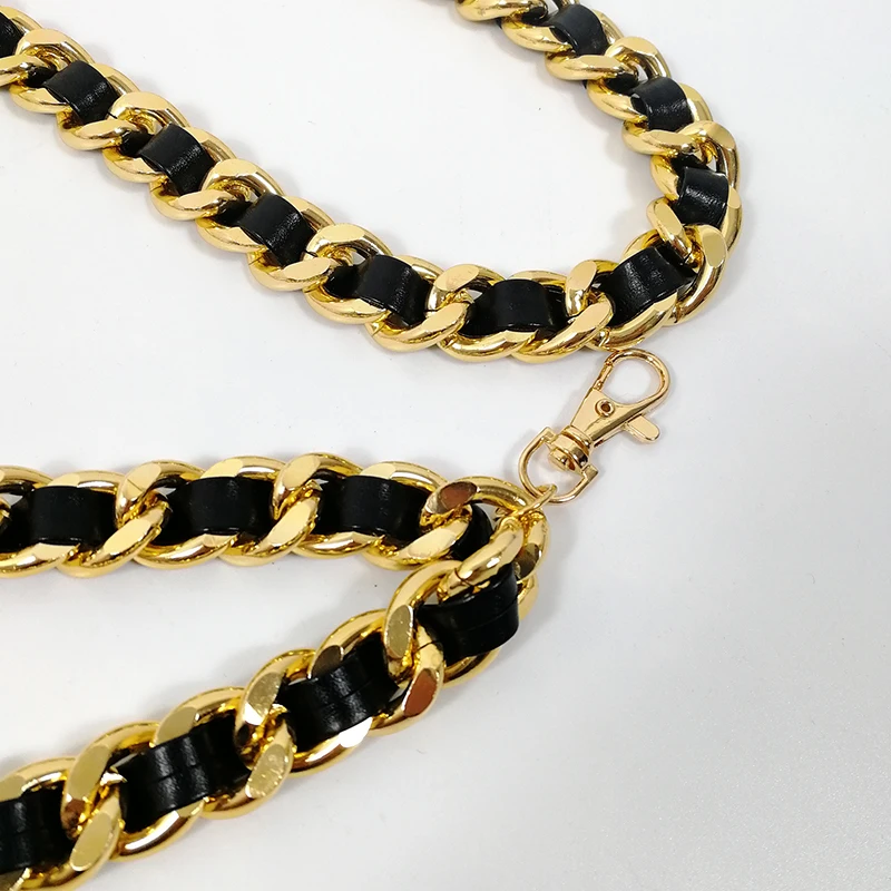 

Gold chain belt tassel metal dress ketting riem ladies belts for women high quality easy cinturon mujer long waistband cintos