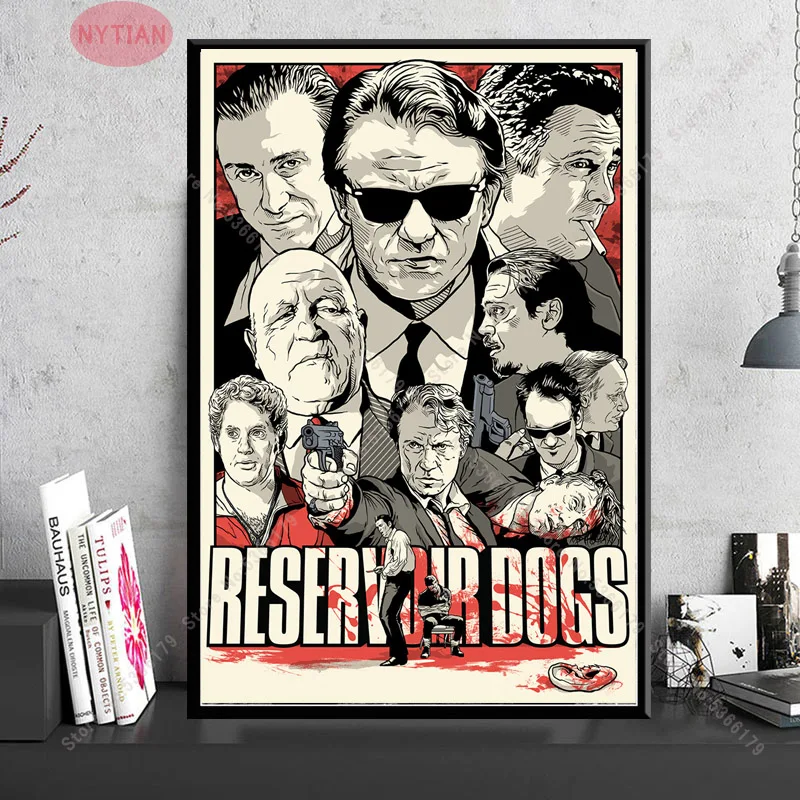 Картина с изображением Квентина Тарантино NT830 классический постер собаки на