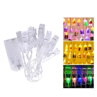 3M LED String Lights Photo Clip USB Outdoor Battery Operated Garland Christmas Decoration Holiday Party Wedding Xmas Fairy Light