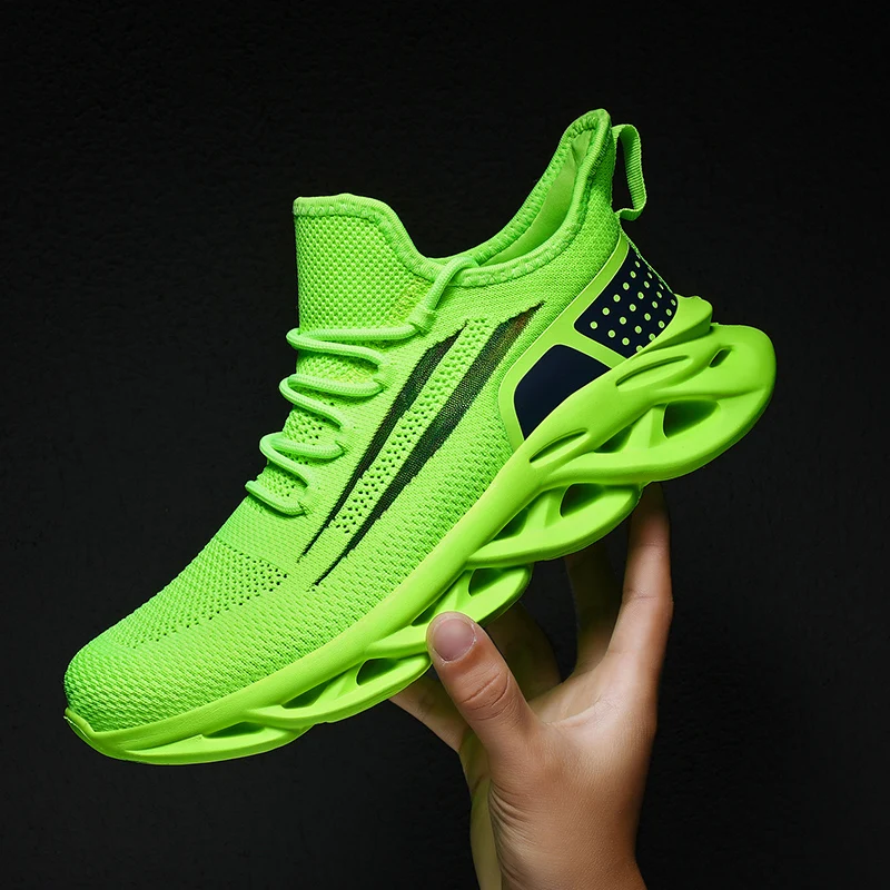 

Pulomies Men Sneakers Casual Shoes Light Men's Fluorescence Shoes Sport Running Shoes For Men Tennis Shoes Men Walking Sneakers