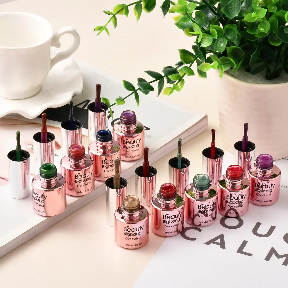 BeautyBigBang Магнитный кошачий глаз Гель-лак для ногтей смоляный лак замачивающиеся покрытые лаком ногти дизайн Сияющий УФ светодиодный Гель-лак для ногтей